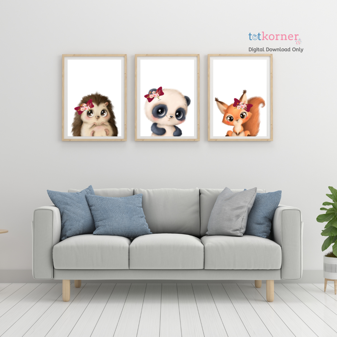 Woodland Nursery Decor, Nursery Art, Nursery Prints, Nursery Wall Art, Woodland Animal Prints, Nursery Decor, Forest Nursery, Woodland baby, baby boy, baby girl, art site, digital wall art display, digital wall decor, digital art on etsy, digital art frame large, nursery decorating ideas, Printable Nursery