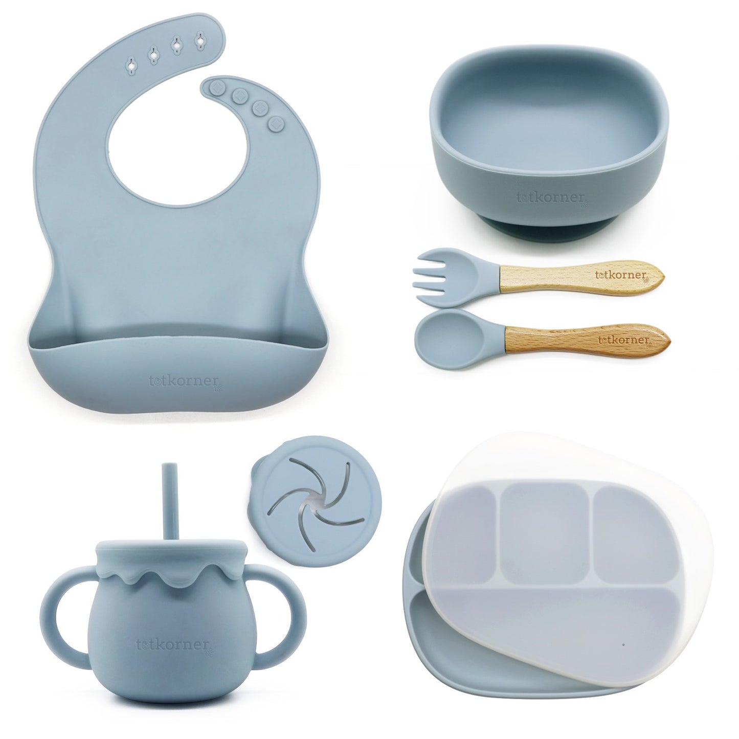 silicone baby feeding set for introduce solid food