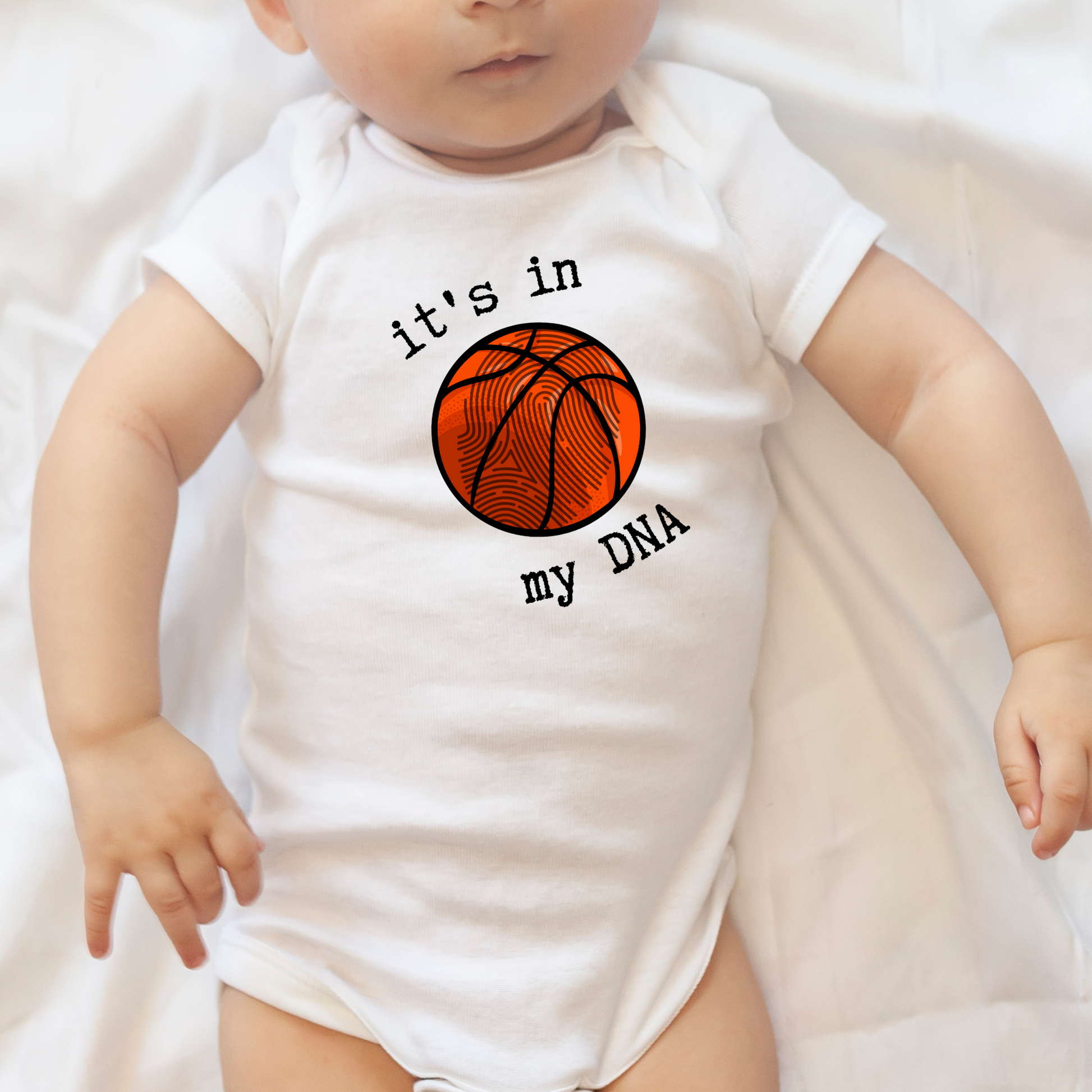 its in my dna basketball clothes for baby