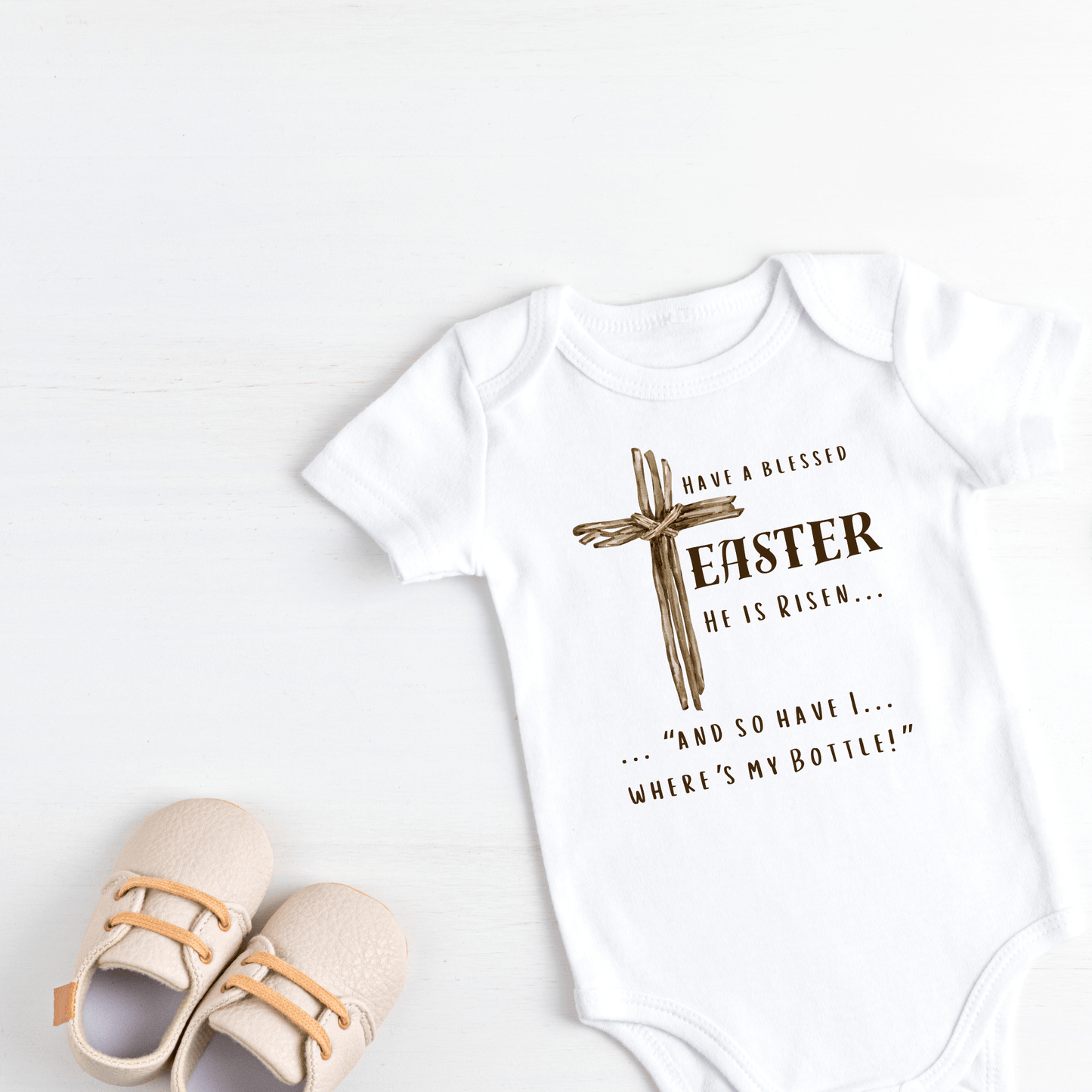 Easter baby clothes, baby easter romper, easter clothing, what to wear for easter, good gift for a baby's first easter, how do you celebrate Easter with a baby