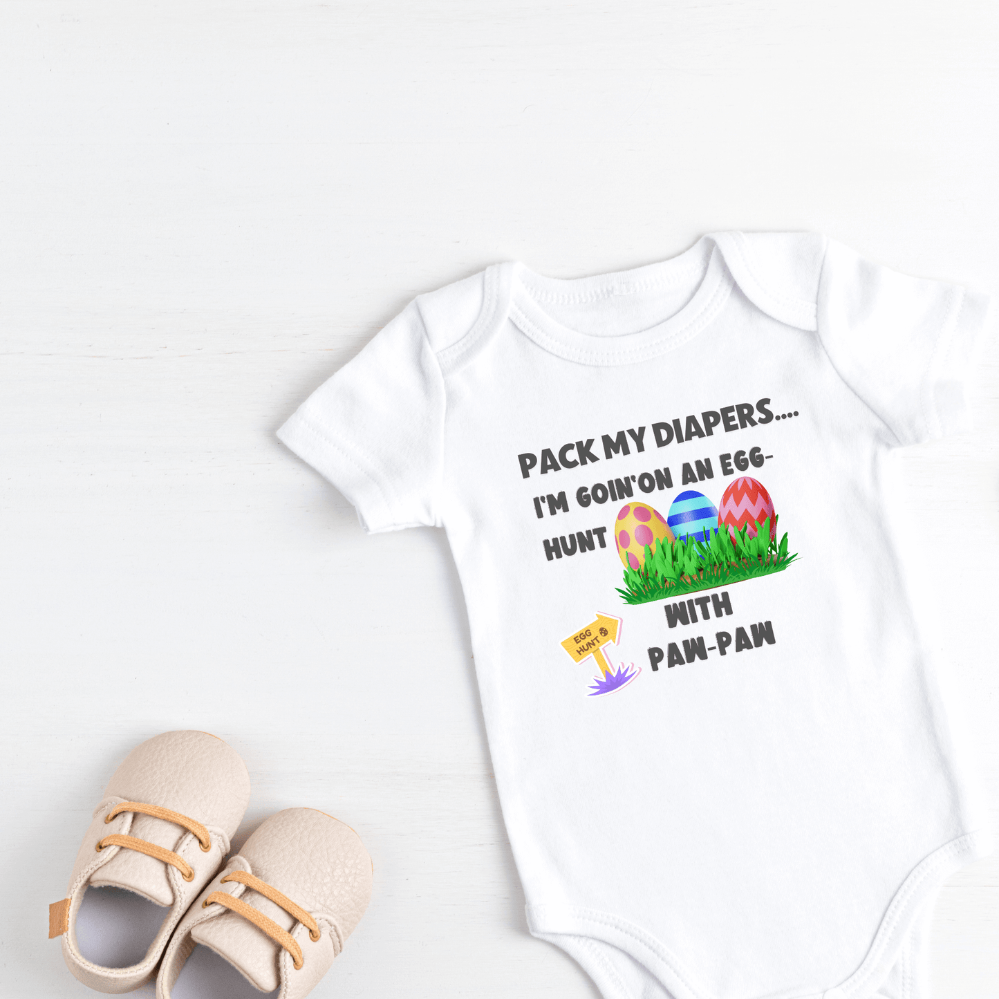 Easter baby clothes, baby easter romper, easter clothing, what to wear for easter, good gift for a baby's first easter, how do you celebrate Easter with a baby