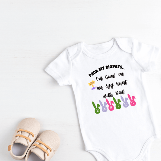 Easter baby clothes, baby easter romper, easter clothing, what to wear for easter, good gift for a baby's first easter, how do you celebrate Easter with a baby