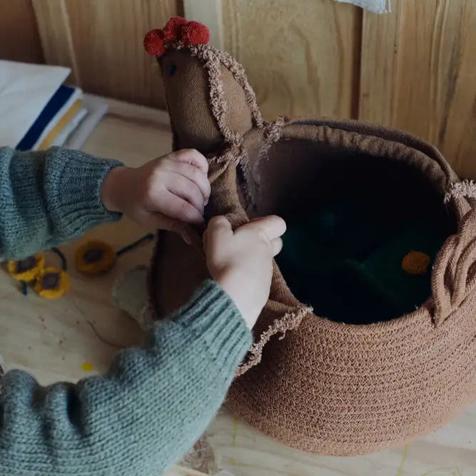 chicken storage containers playroom