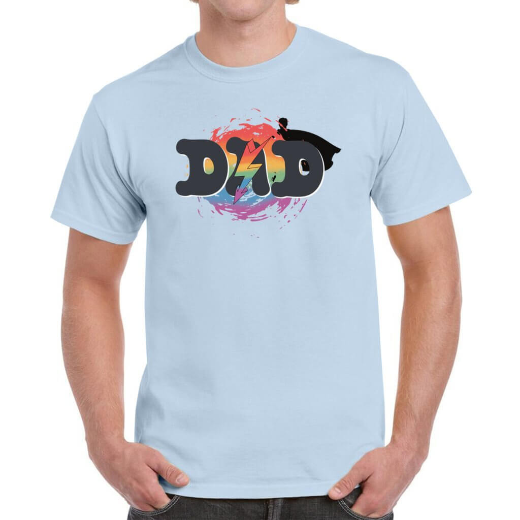 light blue dad shirt