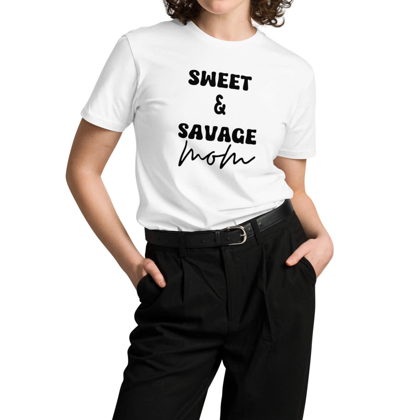Sweet and Savage Mom Premium T-shirt