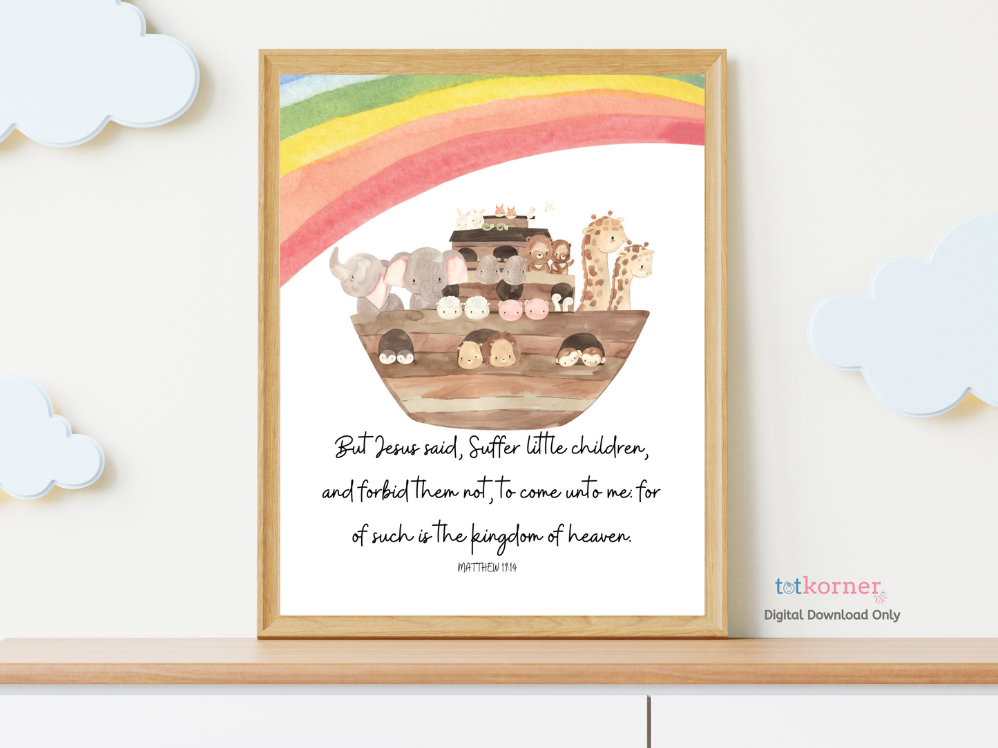 noahs ark prints digital download | bible quote animals | Noahs ark | baby animals digital download | baby shower gift ideas | baby shower idea | rainbow after rain | Bible Verse Wall Art print Scripture Printable