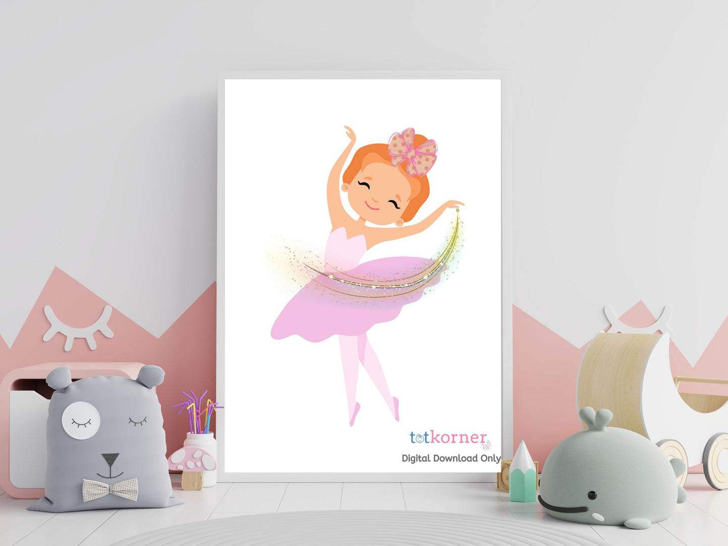 ballerina art nursery | ballerina art print | ballerina art work | art print | ballerina | girl wall decor | wall art | gift ideas for girls | toddler room decor | girl room wall art | ballerina print | digital | ballerina gifts | ballerina decal | ballerina decor | ballerina doll