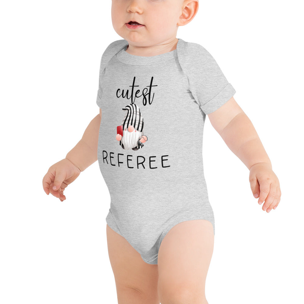 Referee Baby Bodysuit Personalized Boy's Sport