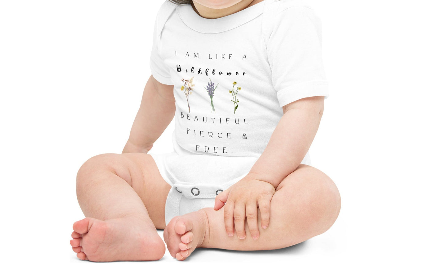 Flower Short Sleeve Baby One-Piece spring collection