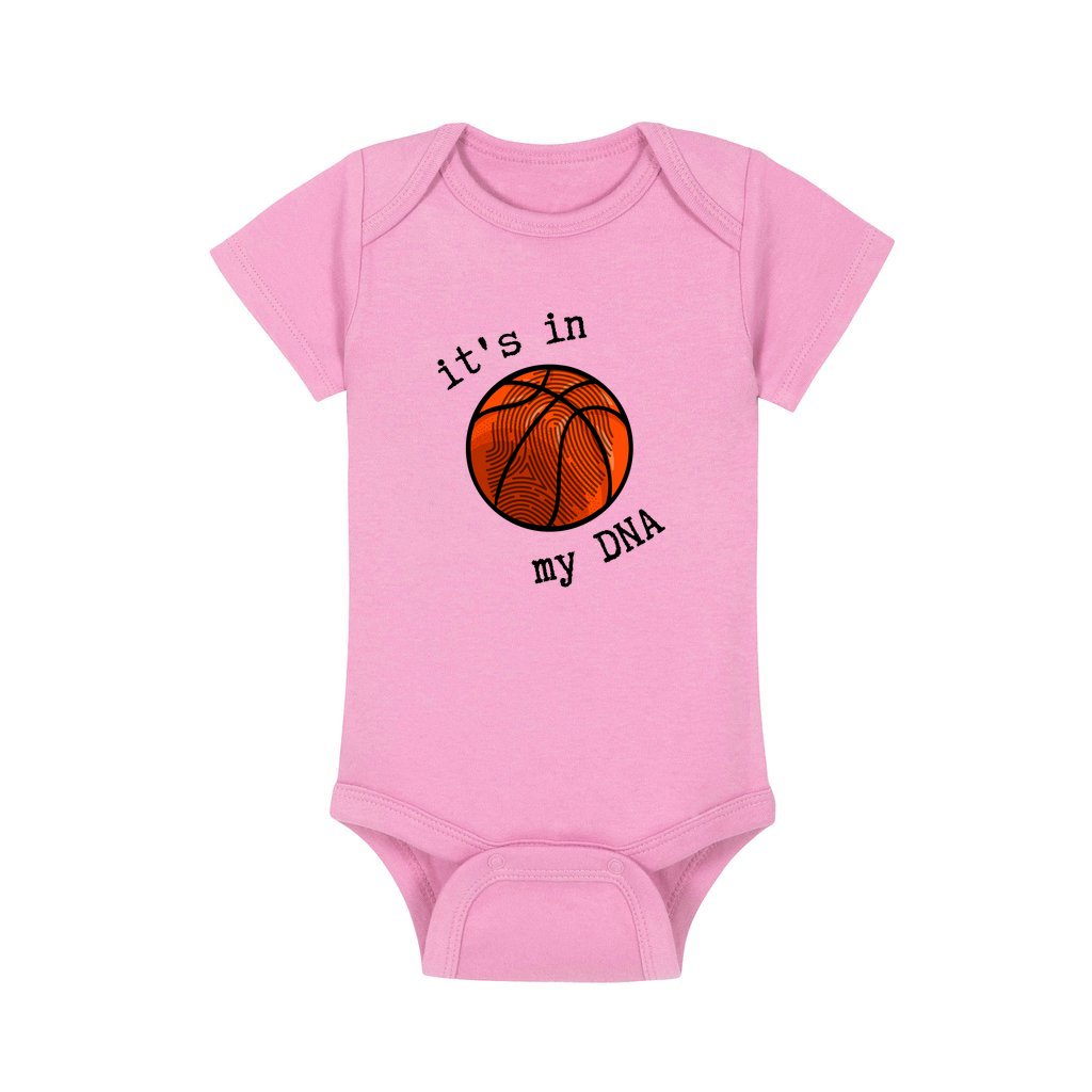 basketball baby onesie pink jersey outfit clothing