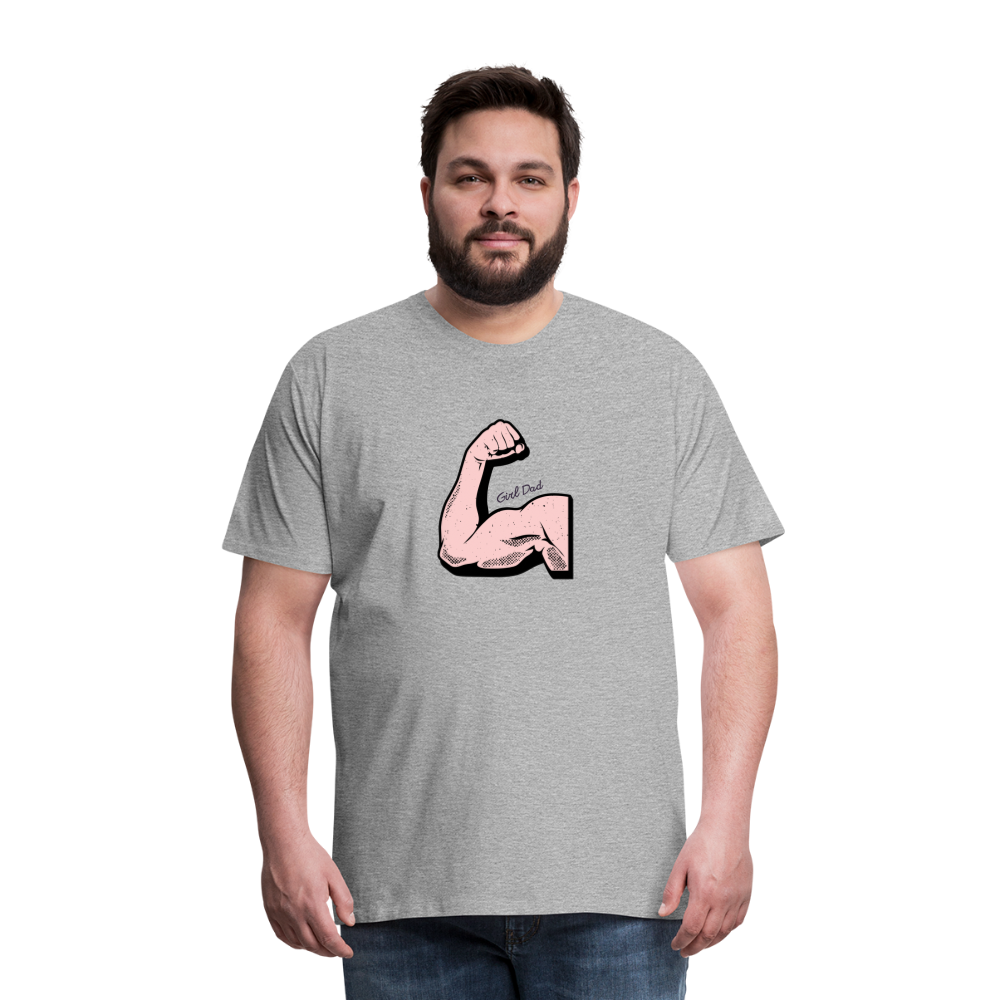 Girl Dad Men's Premium T-Shirt - heather gray