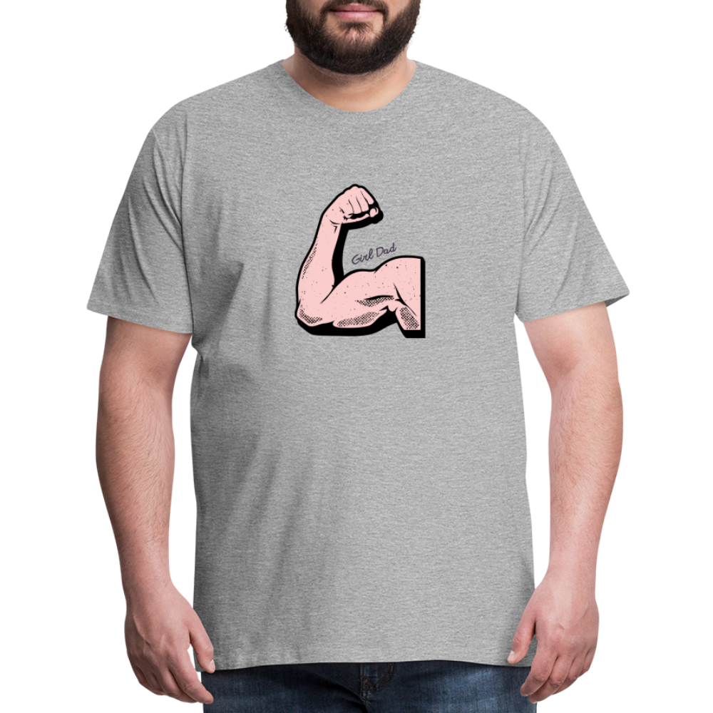 Girl Dad Men's Premium T-Shirt - heather gray