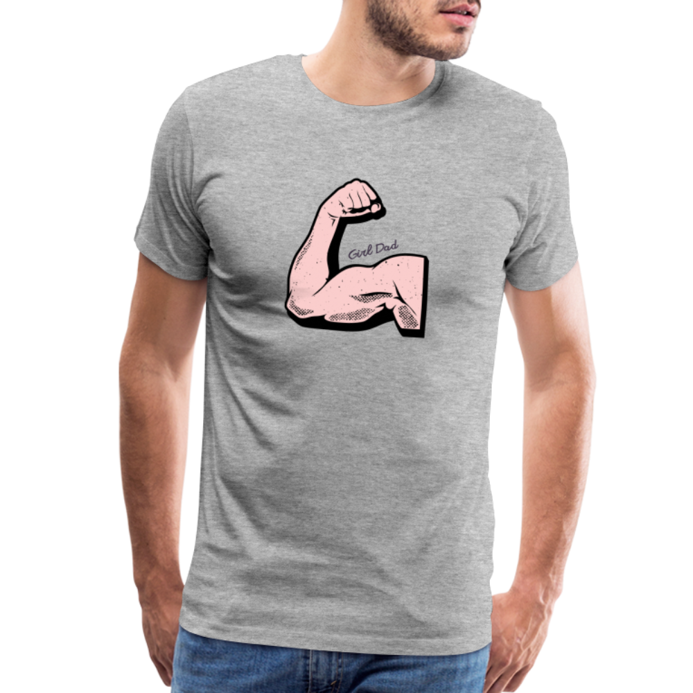 Girl Dad Men's Premium T-Shirt - heather gray