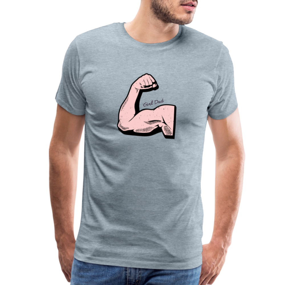 Girl Dad Men's Premium T-Shirt - heather ice blue
