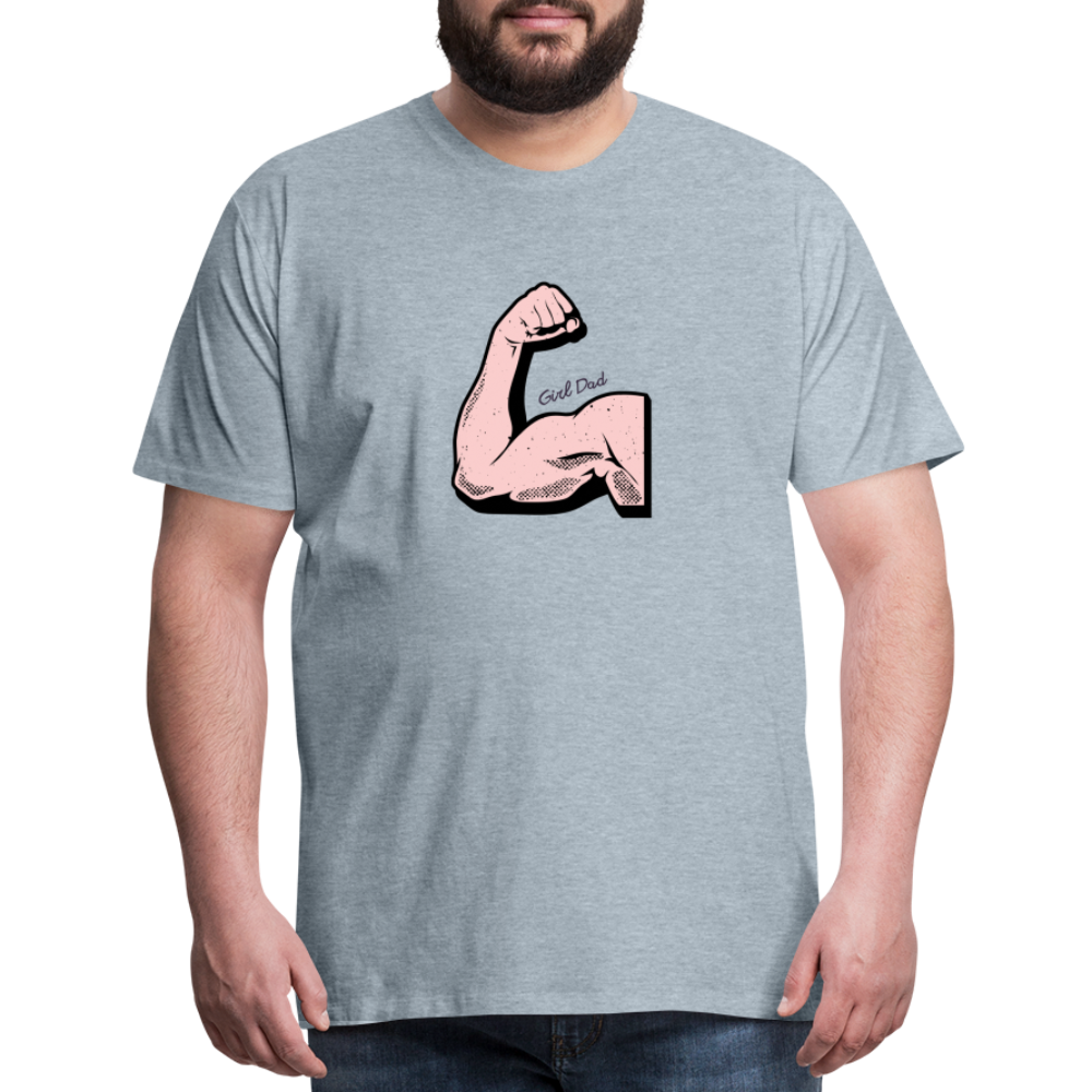 Girl Dad Men's Premium T-Shirt - heather ice blue