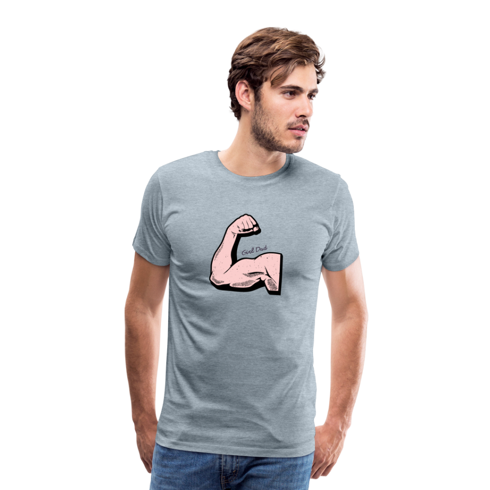 Girl Dad Men's Premium T-Shirt - heather ice blue