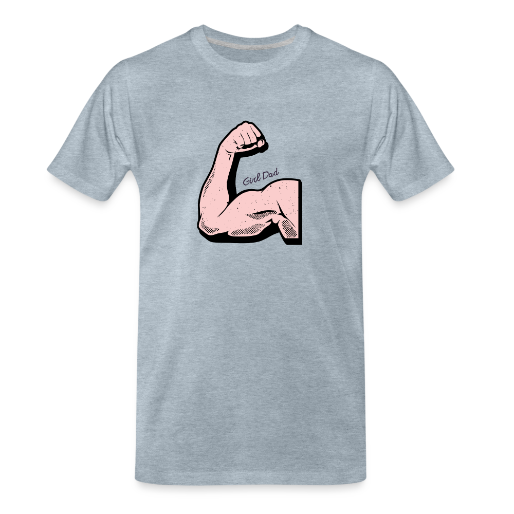 Girl Dad Men's Premium T-Shirt - heather ice blue
