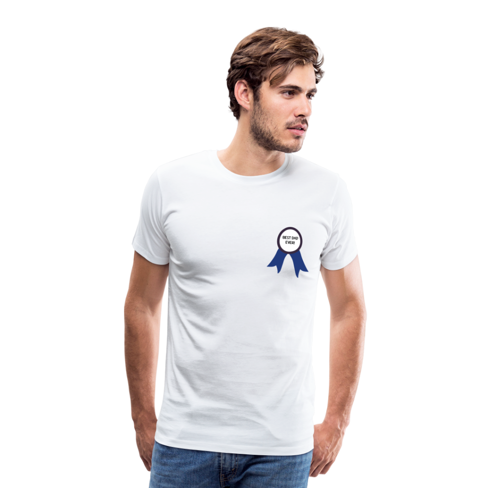 Best Dad Ever! Men's Premium Father's Day Gift T-Shirt - white, Unique Gift Ideas, Gifts for Dad, Unique Gift Catalog, best gifts for father's day, dad gifts ideas, gifts for dad, top deals on gifts, for dad who has everything gift, best gifts for dad, birthday gifts for dad, Best gifts in the world, last minute gift for dad, presents for dads, dad's gift ideas for men