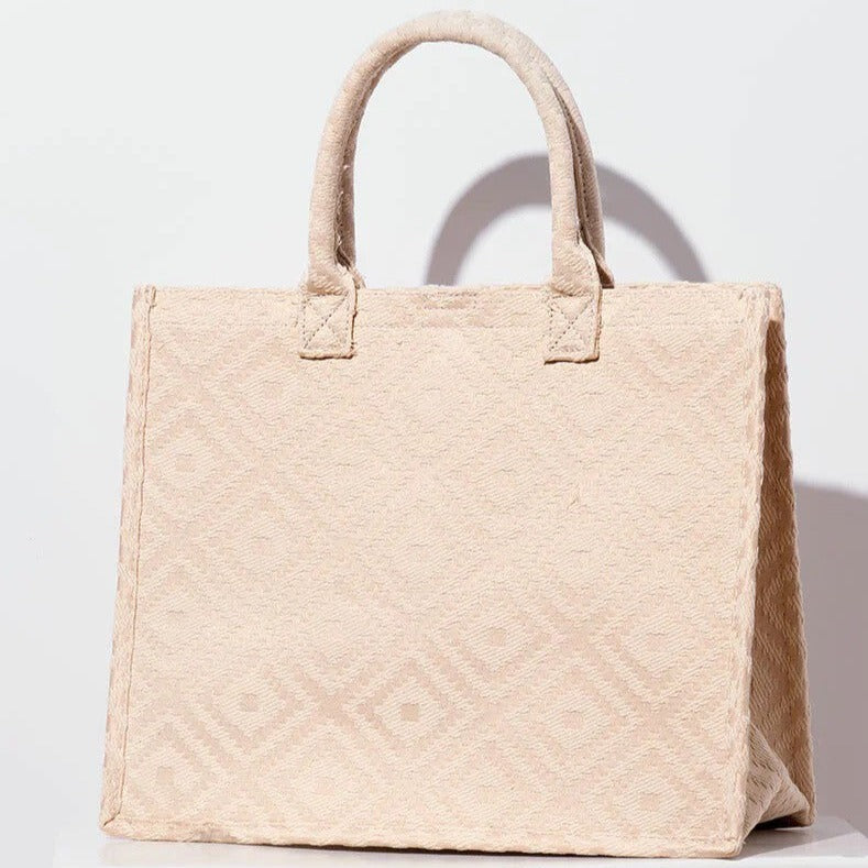 tote bag for women ivory cute handbag perfect for summer or cold season