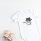 Ghost Investigator In Training Infant Fine Jersey Funny Halloween Bodysuit white baby clothing