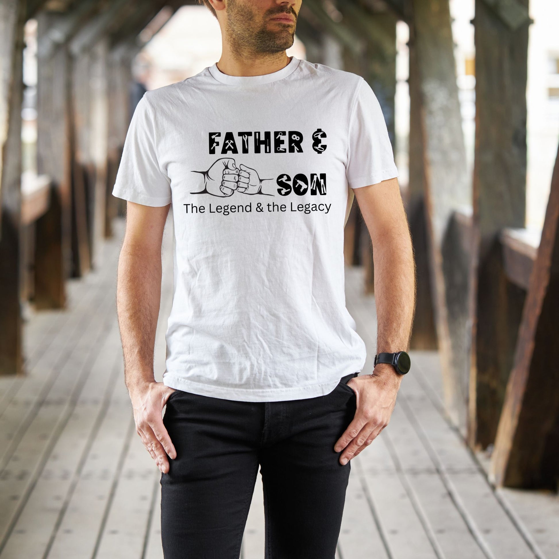 first time dad, personalized shirts for father's day, like father like son