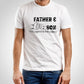 Father and son tee shirt graphic for men