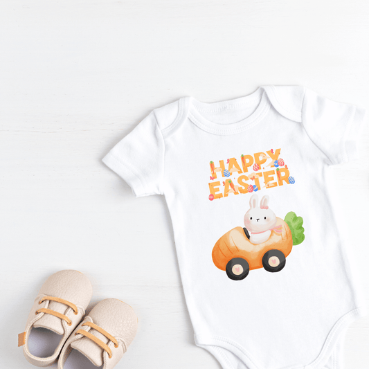 Easter baby clothes, baby easter romper, easter clothing, what to wear for easter, good gift for a baby's first easter, how do you celebrate Easter with a baby