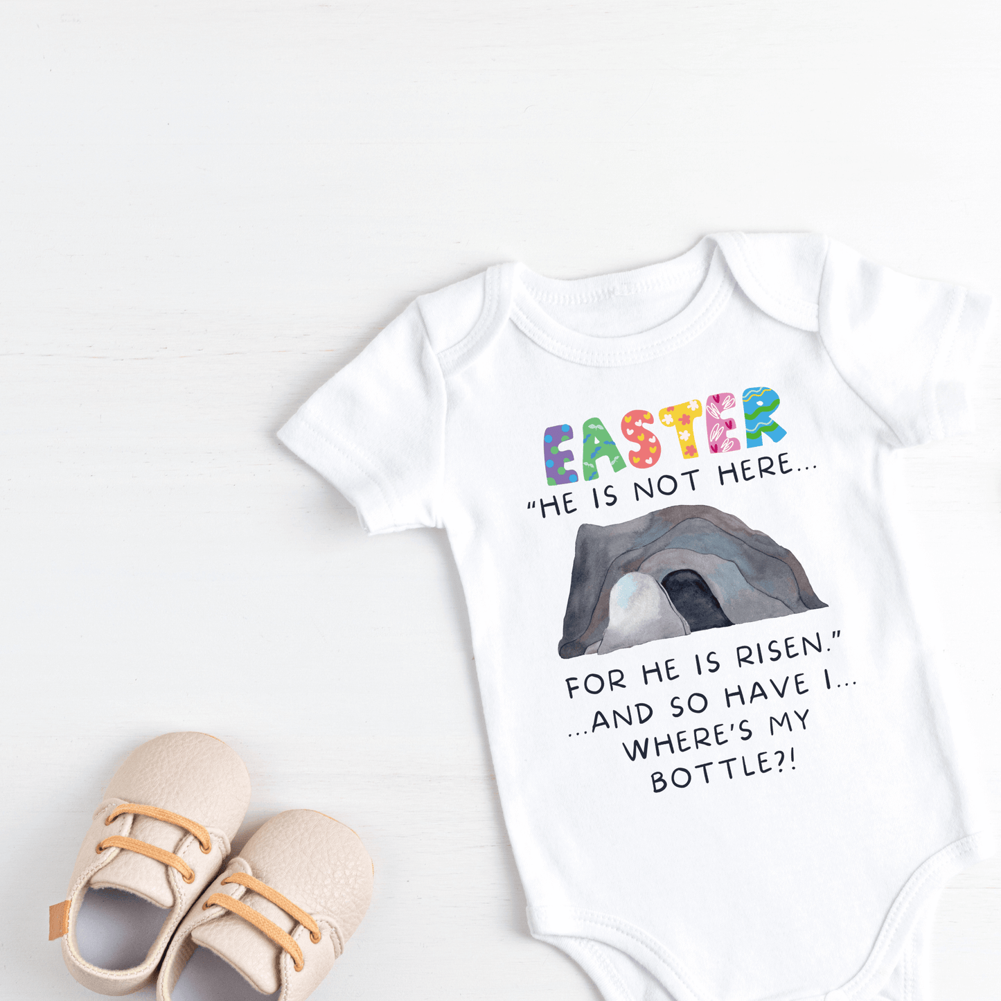 Easter baby clothes, baby easter romper, easter clothing, what to wear for easter, good gift for a baby's first easter, how do you celebrate Easter with a baby