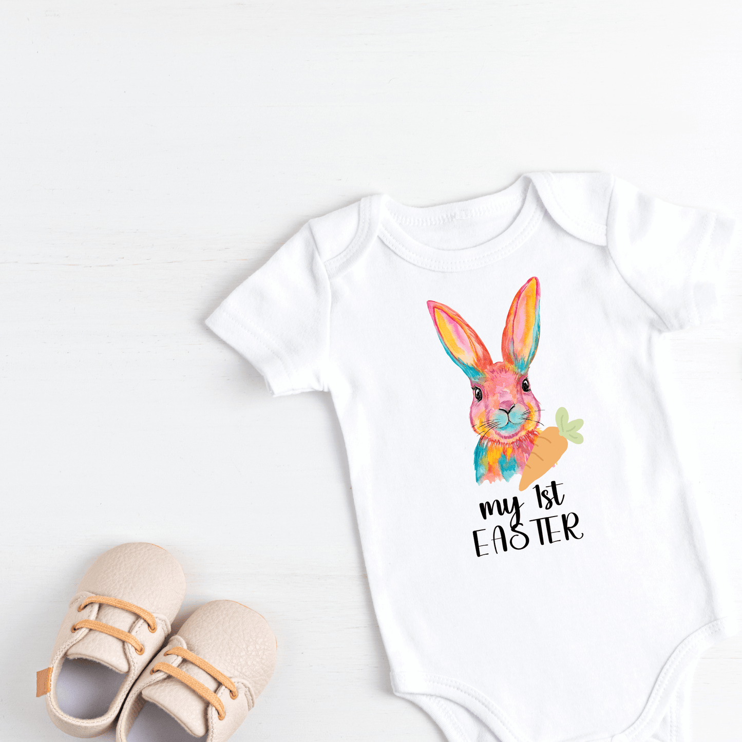my first easter colorful rabbit bunny outfit