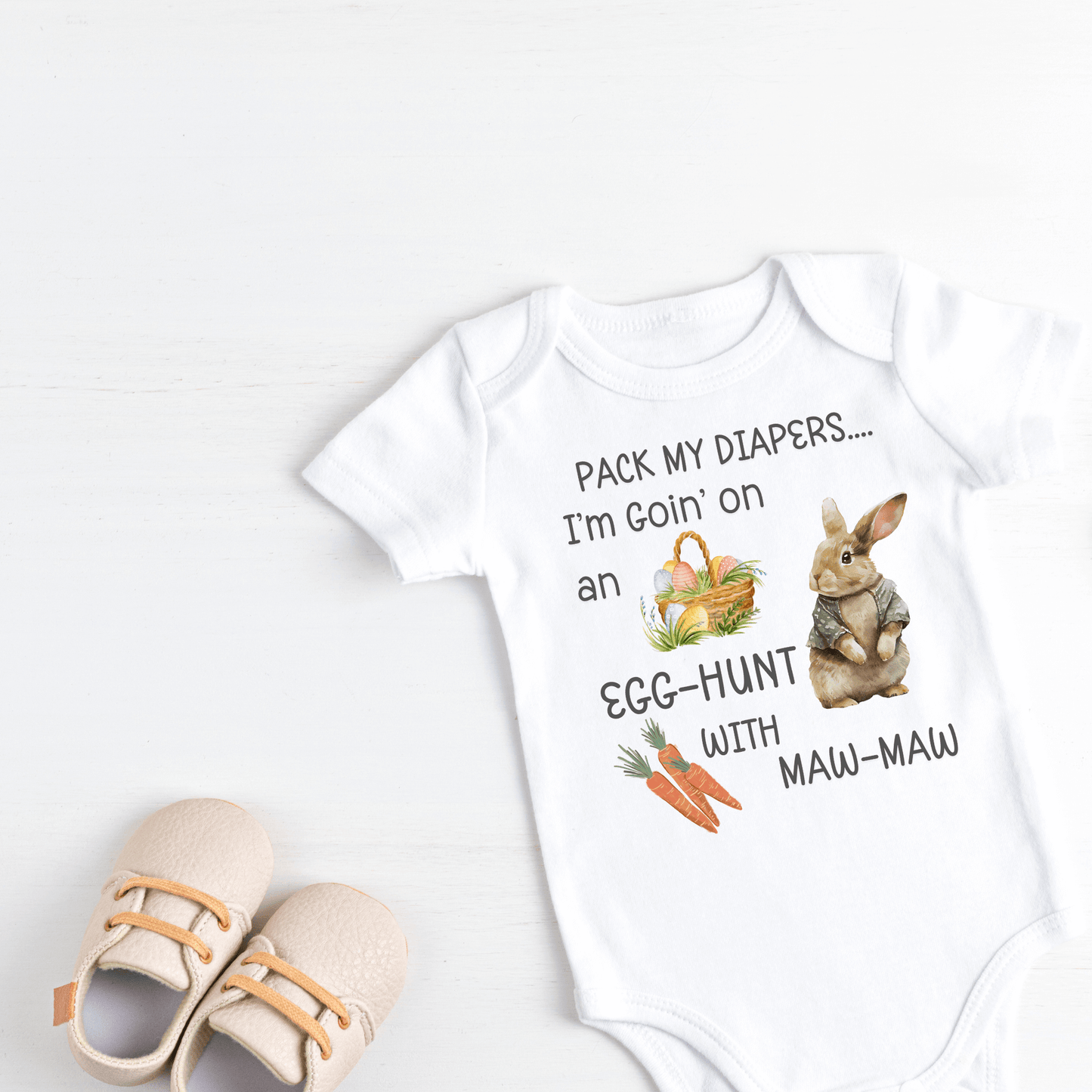 Easter baby clothes, baby easter romper, easter clothing, what to wear for easter, good gift for a baby's first easter, how do you celebrate Easter with a baby