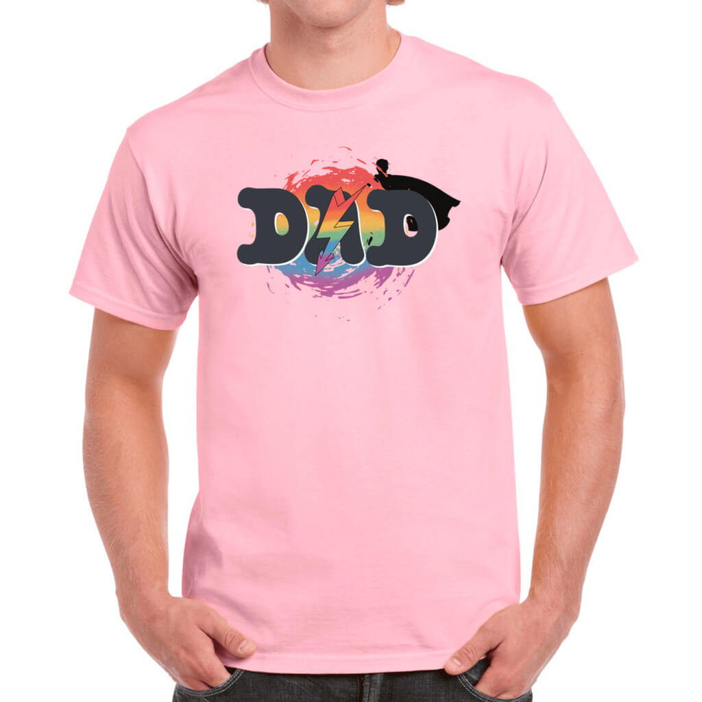 light pink dad shirt for birthday and fathers day gift