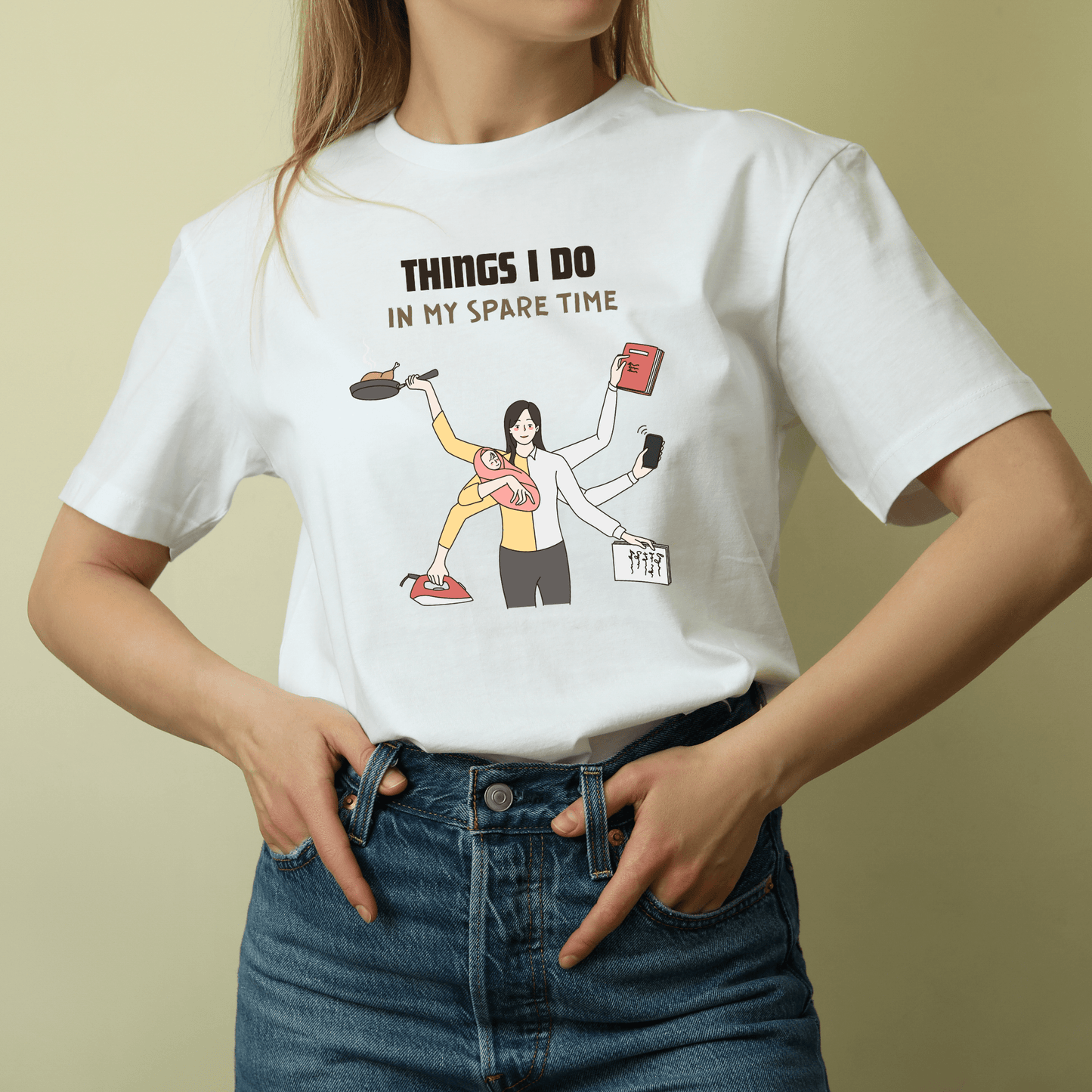 Mom shirt, Things I do in My spare Time Funny mothers day shirt