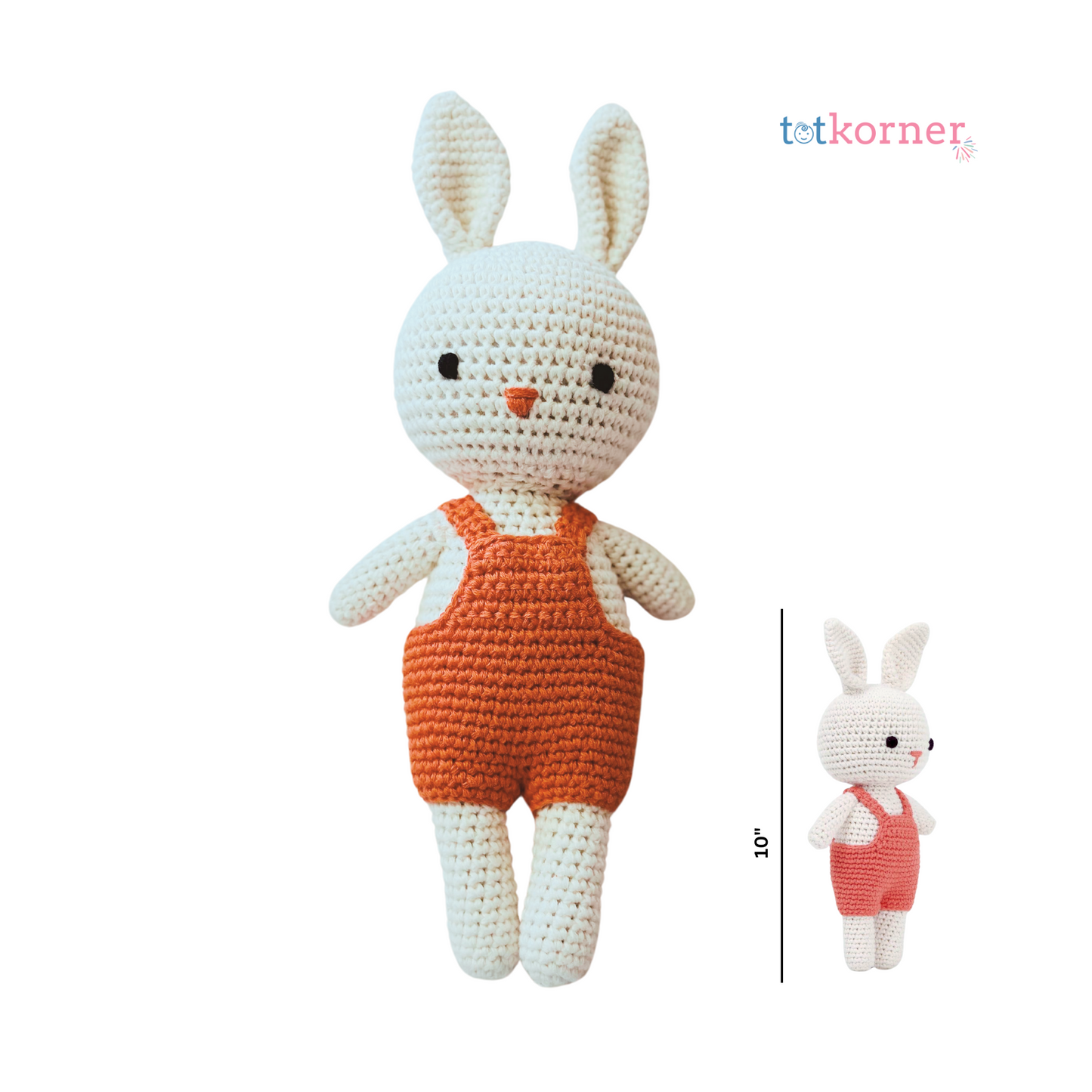 Crochet Bunny Doll | Crochet Animals | Crochet Doll | Crochet Stuffed Animal | Baby Gift for Girls | Baby Shower Gift | Baby Girl Gift