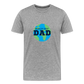 World's Best Dad Men's Premium T-Shirt - heather gray