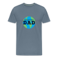 World's Best Dad Men's Premium T-Shirt - steel blue