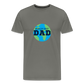 World's Best Dad Men's Premium T-Shirt - asphalt gray