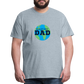 World's Best Dad Men's Premium T-Shirt - heather ice blue