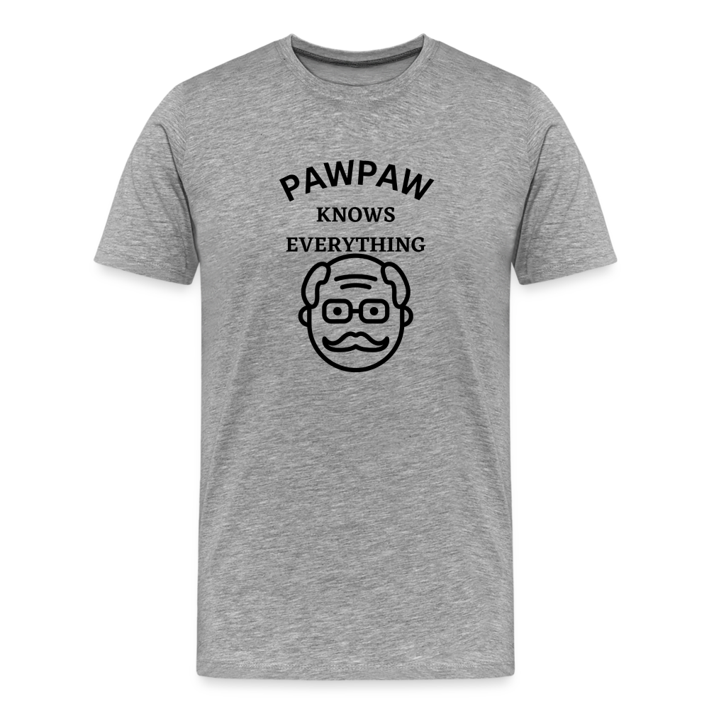 Pawpaw Knows Everything - heather gray