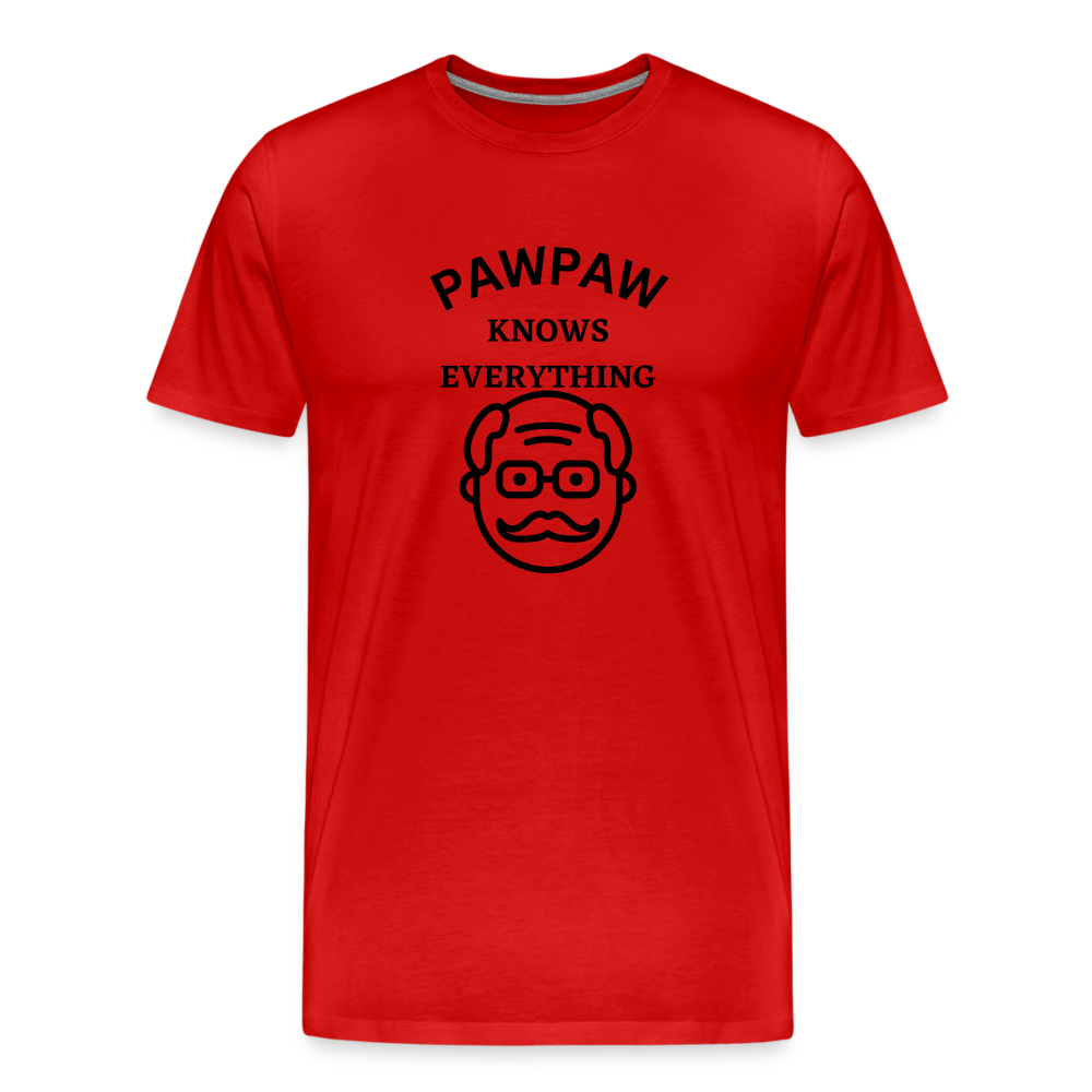 Pawpaw Knows Everything - red