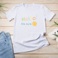 Hello I'm new Youth Jersey Unisex Tee | First Day Of School T-Shirt | Bella + Canvas Unisex Size T-shirt