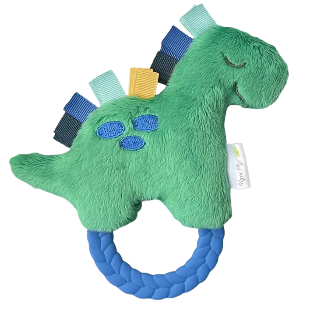 Ritzy Rattle Pal Plush Rattle Pal with Teether Dinosaur | Dinosaur | baby toy | teether | toys