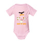 pink funny halloween baby clothing