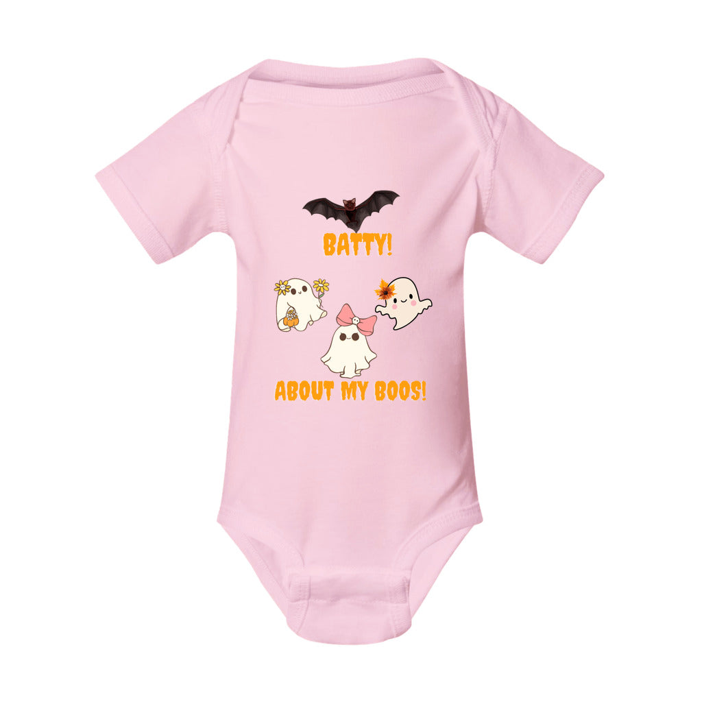 pink funny halloween baby clothing