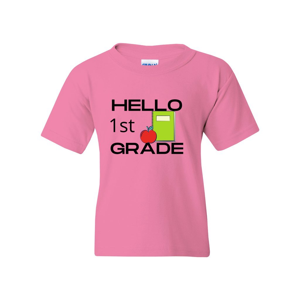 Personalized First Day Of School T-Shirt for girls