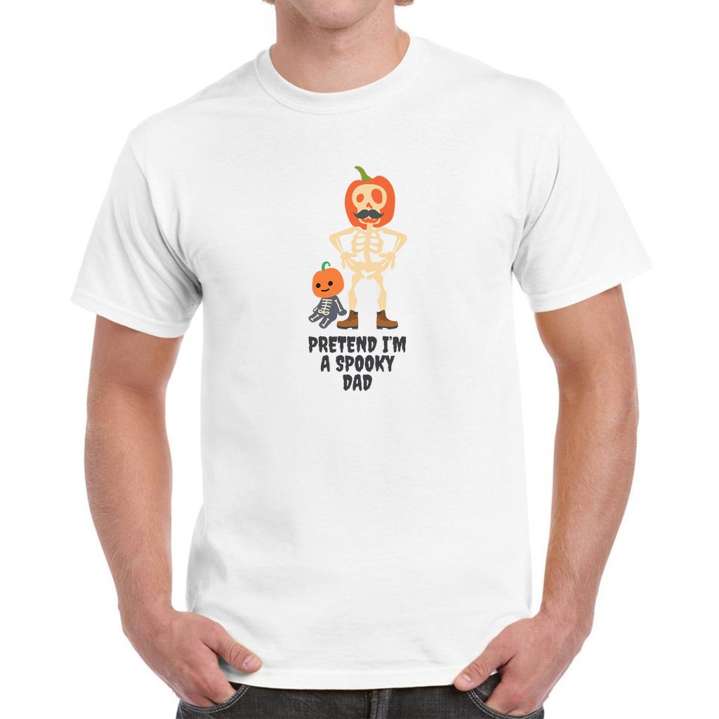 pretend Im a spooky dad halloween funny trick or treat party outfit ideas