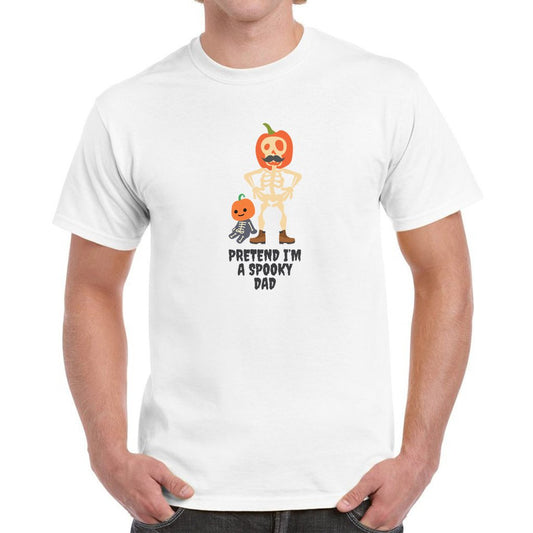 pretend Im a spooky dad halloween funny trick or treat party outfit ideas