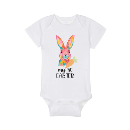 Easter baby clothes, baby easter romper, easter clothing, what to wear for easter, good gift for a baby's first easter, how do you celebrate Easter with a baby