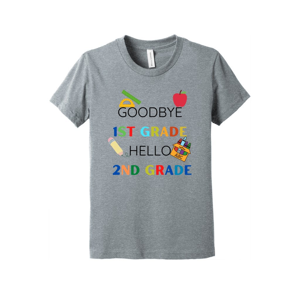 Goodbye 1st Grade Hello 2nd Grade T-shirt