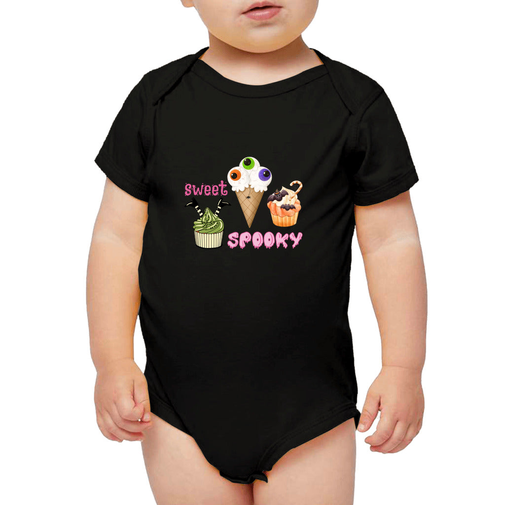 cute baby halloween funny baby trick or treat outfit ideas, one-of-a-kind cute little clothes, baby gear, trick or treat outfit, halloween outfit trick or treat baby romper 1st halloween,unique best baby shower gift ideas black