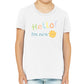 Hello I'm new Youth Jersey Unisex Tee 